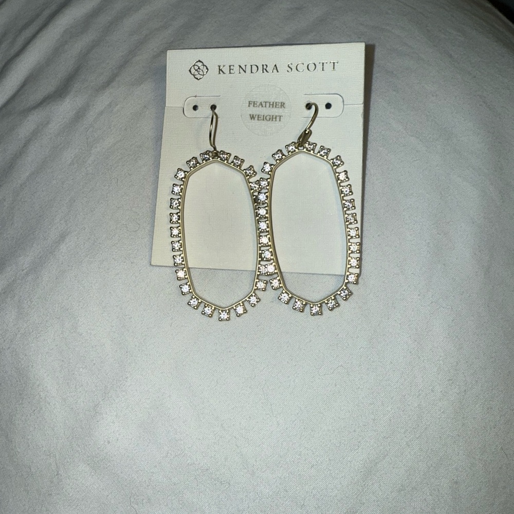Kendra Scott Danielle open frame earrings - Picture 2 of 3